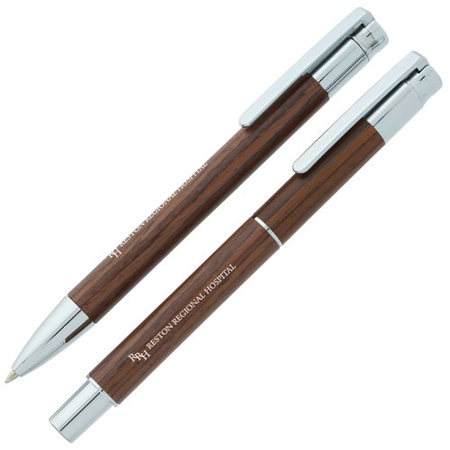 Panorama Twist Metal Pen and Rollerball Set Main Image