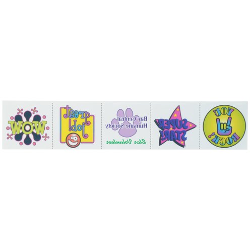 Super Kid 5 Tattoo Strip - Wow Words Main Image