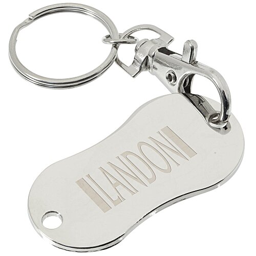 Econo 2-in-1 Shopping Cart Coin Keychain Main Image