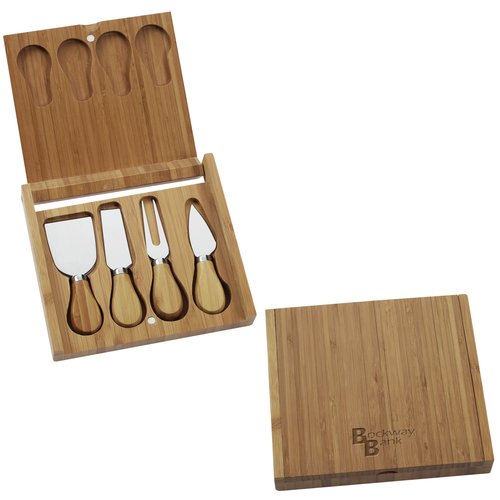 Bamboo Cheeseboard Set Main Image