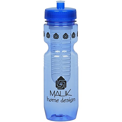 Jogger Infuser Sport Bottle - 25 ounces - Translucent - Push Pull Lid Main Image