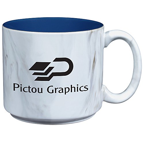 Quarry Inner Colour Marbled Mug - 13 oz. Main Image