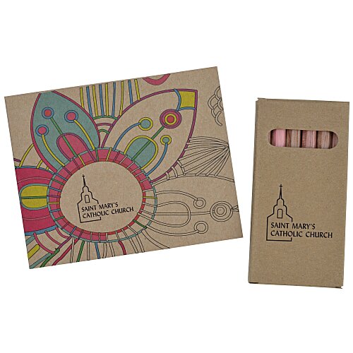 Adult Colouring Book To-Go Set Main Image