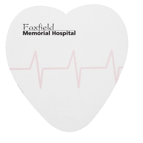 Souvenir Sticky Note - Heart - Pulse - 25 Sheet Main Image