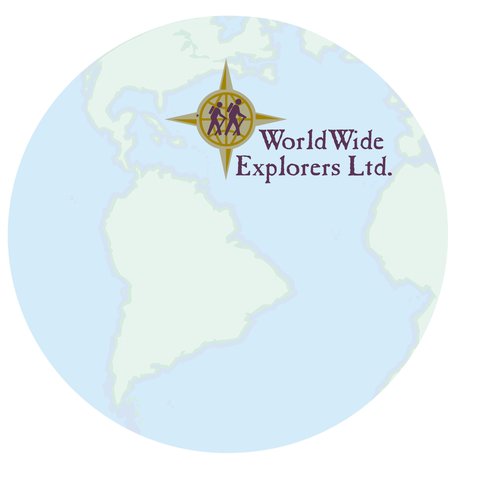 Souvenir Sticky Note - Globe - 50 Sheet Main Image