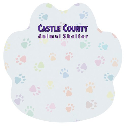 Souvenir Sticky Note - Paw - 50 Sheet Main Image