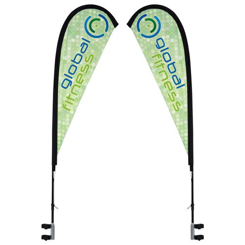 Deluxe 10' Event Tent - Sail Sign Banner - Two Sided Main Image