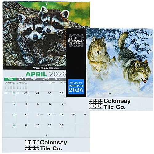 Wildlife Paintings Appointment Calendar Main Image