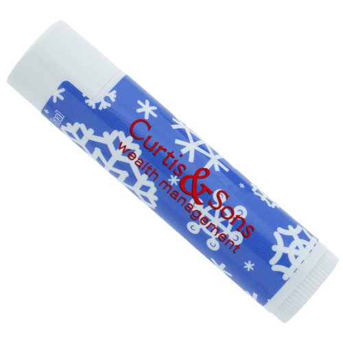 Themed Non-SPF Lip Balm - Snowflakes Main Image