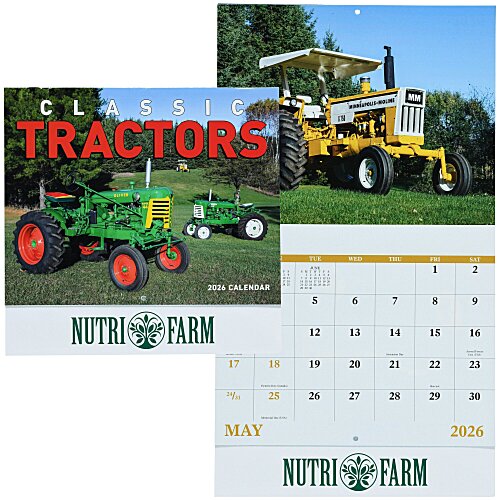Classic Tractors Appointment Calendar - Stapled Main Image