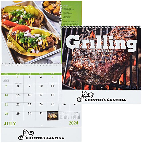Grilling Appointment Calendar - Spiral Main Image
