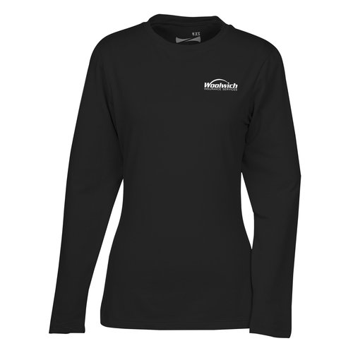 London Performance Blend Long Sleeve Stretch Tee - Ladies' - Screen Main Image