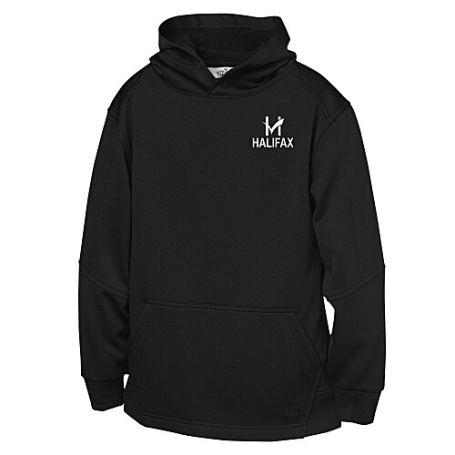 PTech Moisture Wicking Hooded Sweatshirt - Youth - Screen Main Image