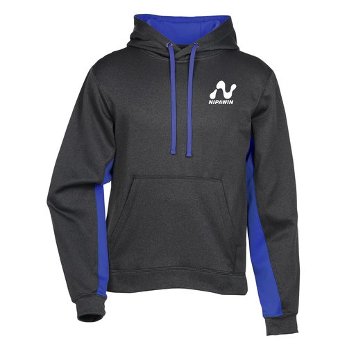 Game Day Colourblock Performance Hooded Sweatshirt - Screen Main Image