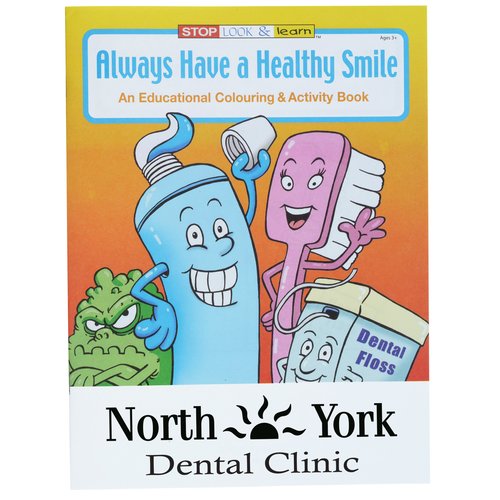 Always Have a Healthy Smile Colouring Book Main Image