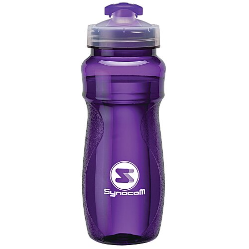 Colourful Curvy Gripper Sport Bottle - 24 oz. Main Image