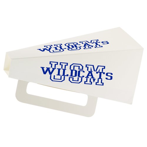 Megaphone - Square - 9 inches - White Main Image