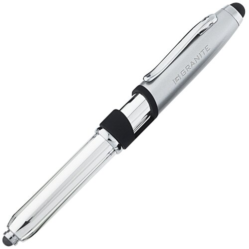 Nolan Stylus Metal Flashlight Phone Stand Pen Main Image