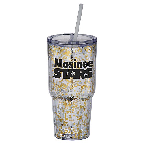Celebration Tumbler with Straw - 26 oz. Main Image