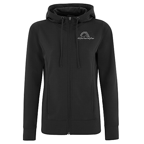 Game Day Performance Full-Zip Hoodie - Ladies' - Screen Main Image