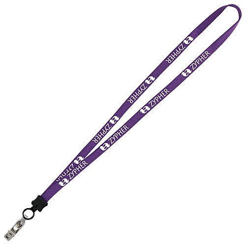 Lanyard - 5/8" - 32" - Snap with Metal Bulldog Clip Main Image