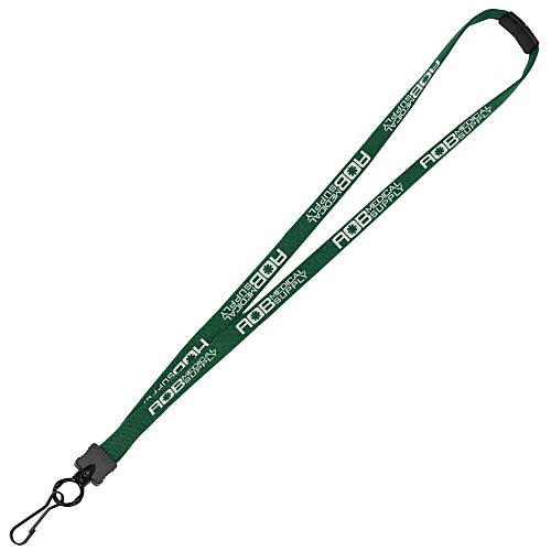 Lanyard with Neck Clasp - 5/8 inch - 32 inches - Metal Swivel Snap Hook Main Image
