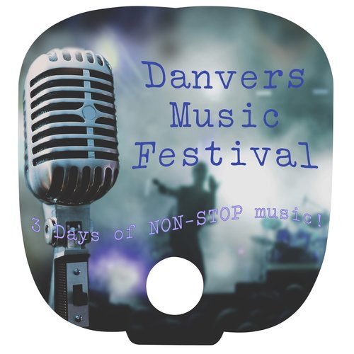 Full Colour Handheld Fan - Slice Main Image