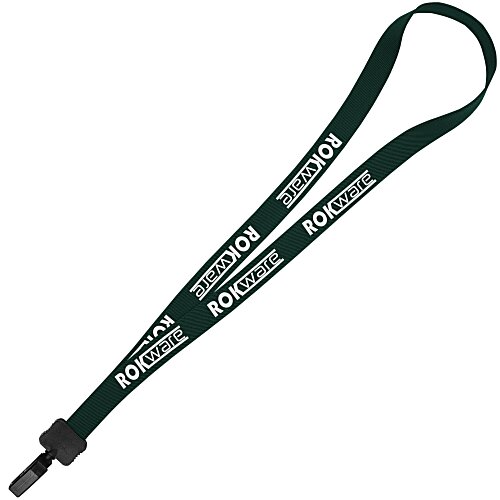 Stretchy Elastic Lanyard - 3/4" - 36" - Plastic Bulldog Clip Main Image