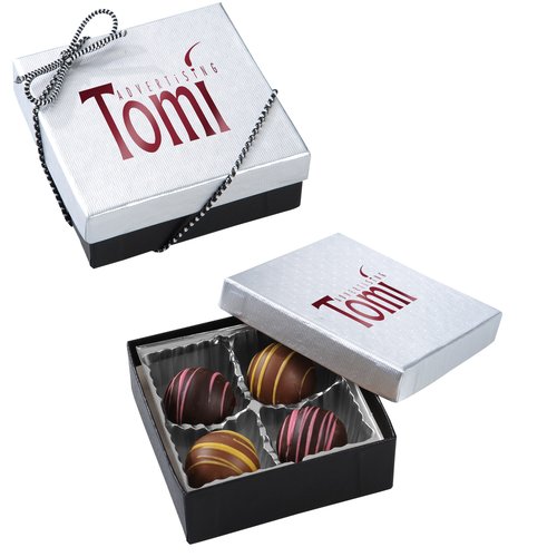 Truffles - 4-Pieces - Silver Box Main Image