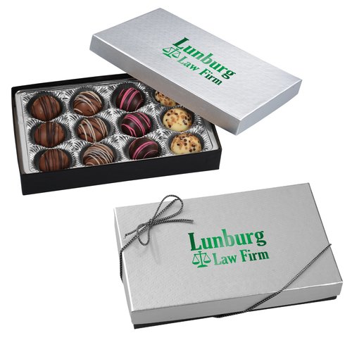 Truffles - 12-Pieces - Silver Box Main Image