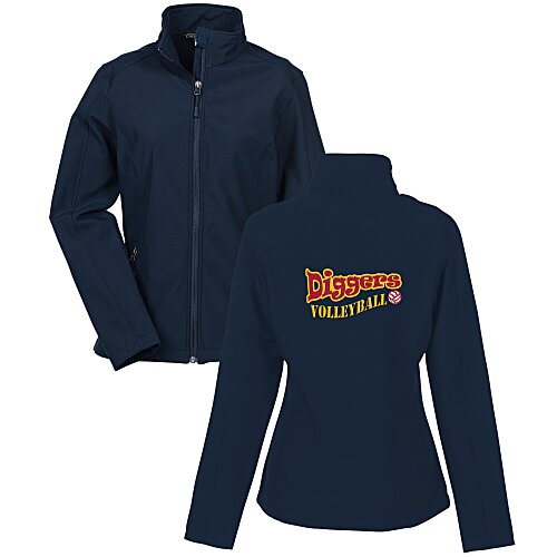 Crossland Soft Shell Jacket - Ladies' - Back Embroidered Main Image