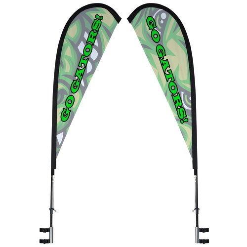 Premium 10' Event Tent - Sail Sign Banner - Two Sided Main Image