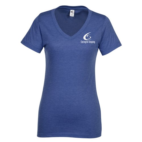 Koi Tri-Blend V-Neck Tee - Ladies' - Screen Main Image