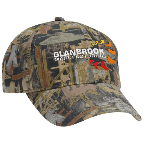 Mid Profile Camouflage Cap - Oilfield Camo Main Image