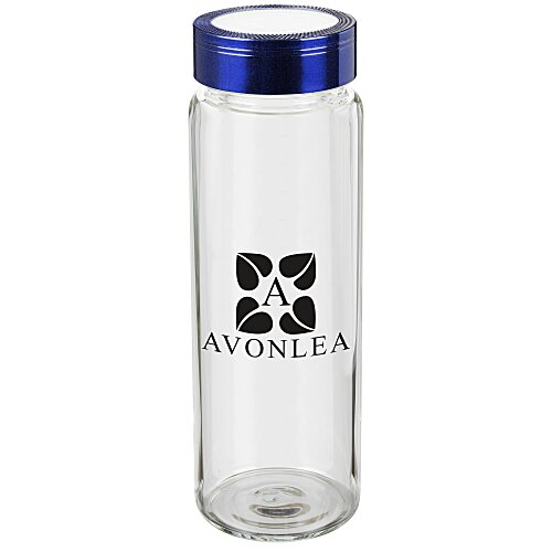 Glass Wide Mouth Water Bottle - 20 oz. - 24 hr Main Image