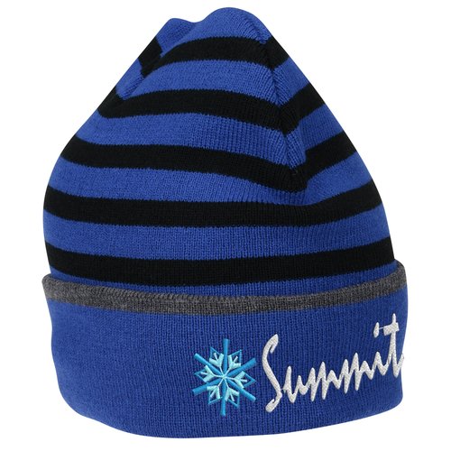 Thin Stripes Cuffed Toque Main Image