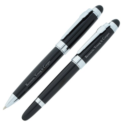 Detroit Twist Metal Pen & Rollerball Pen Set Main Image