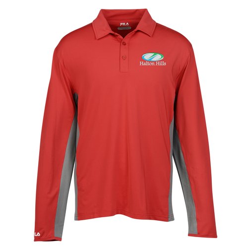 FILA Bedford Performance Long Sleeve Polo - Men's Main Image