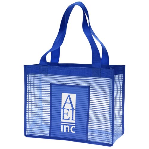 Sheer Striped Tote Bag Main Image