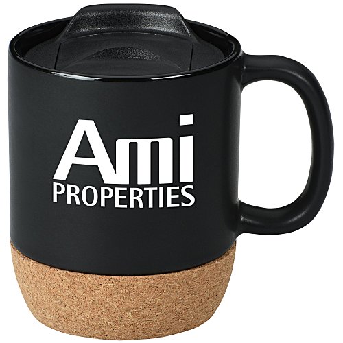 Cork Base Ceramic Mug - 12 oz. Main Image