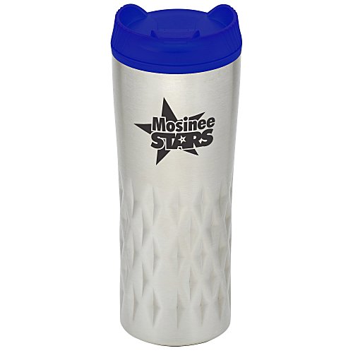 Stainless Steel Diamond Travel Tumbler - 18 oz. Main Image