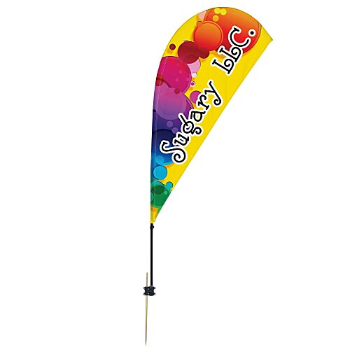 Outdoor Value Sail Sign - 6 1/2 feet - One Sided Main Image