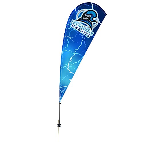Outdoor Value Sail Sign - 9 1/2 feet - One Sided Main Image