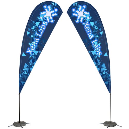 Indoor Value Sail Sign - 13 feet - Two Sided Main Image