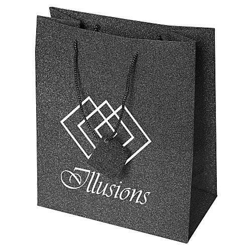 Matte Metallic Glitter Gift Tote Main Image