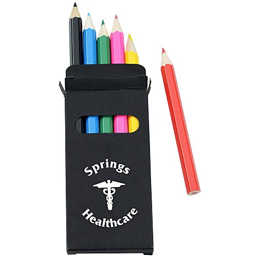 Pencil Crayon Six Pack - Matte Black Main Image