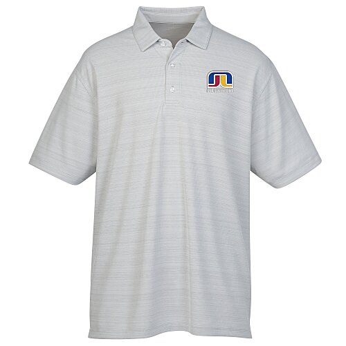 Barcode Textured Polo - Men's Main Image