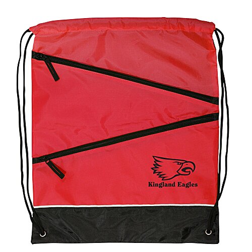 Dual Zipper String a Sling Bag - Closeout Main Image