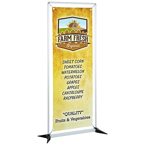 FrameWorx Banner Stand - 27 1/2 inches - Two Sided Main Image