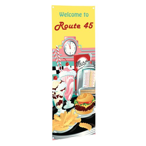 FrameWorx Banner Stand - 27 1/2 inches - Replacement Graphic Main Image
